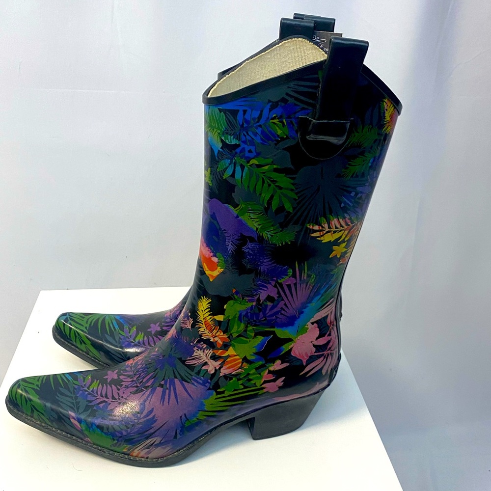 Corey’s Western Rain boots